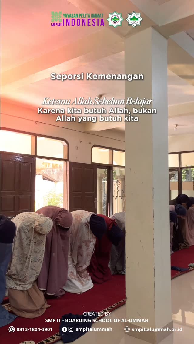 Sholat Dhuha: Ikhtiar Menjemput Keberkahan Sebelum Belajar