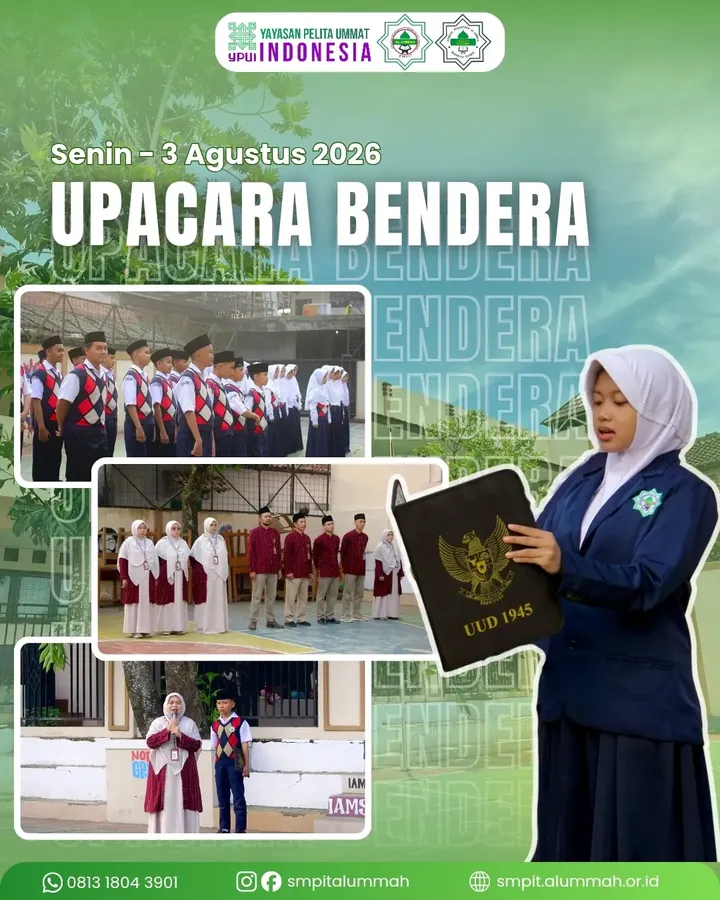 Upacara Bendera ,Senin - 3 Agustus 2026