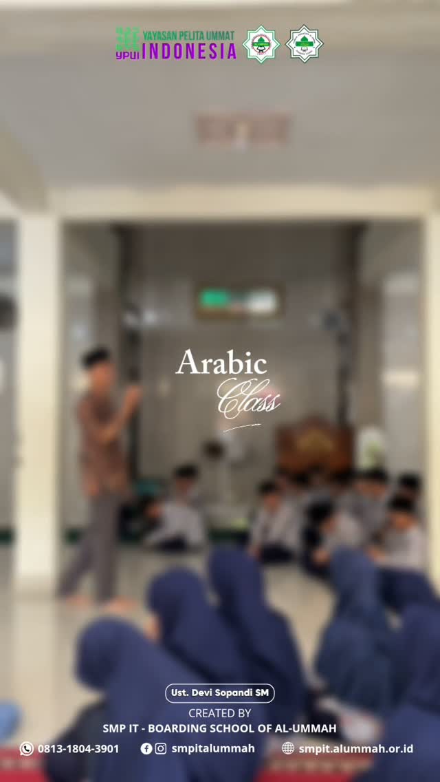 Arabic Class at SMPIT Al-Ummah