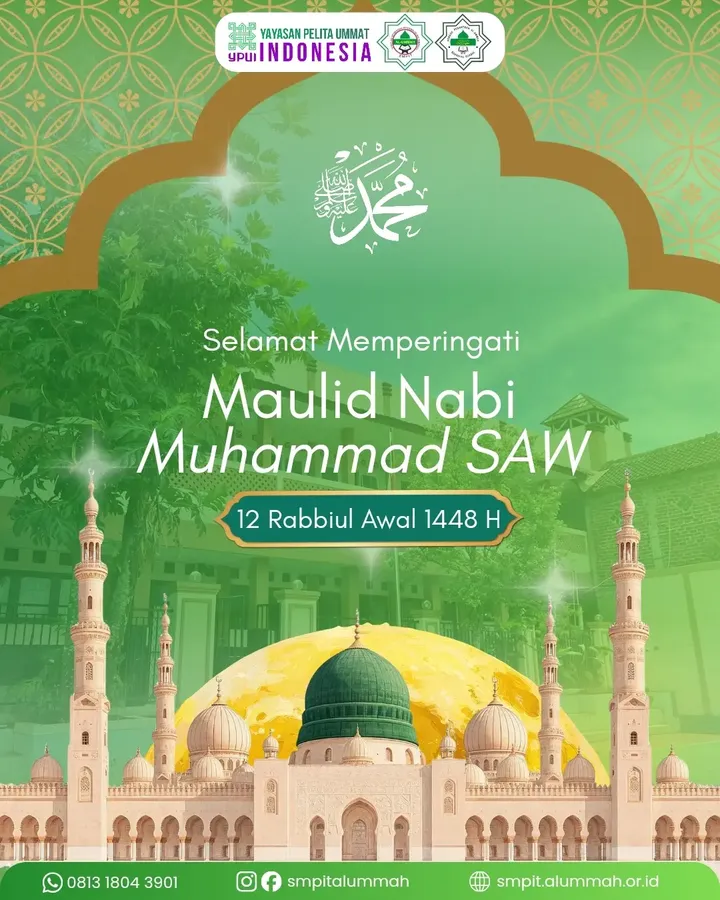 Selamat Memperingati Maulid Nabi Muhammad SAW